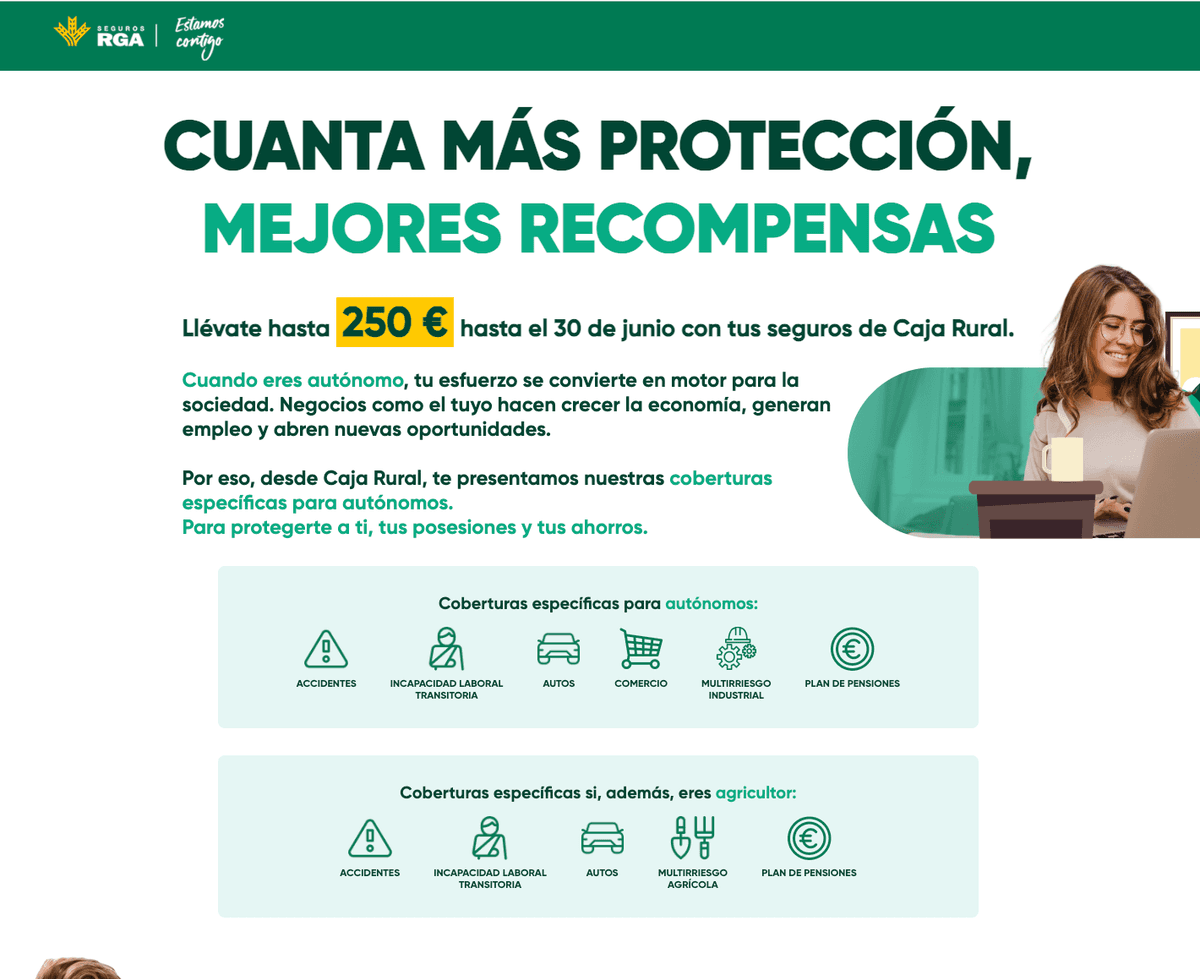 RGA Autónomos platform interface